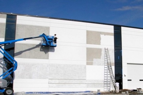 warehouses painted